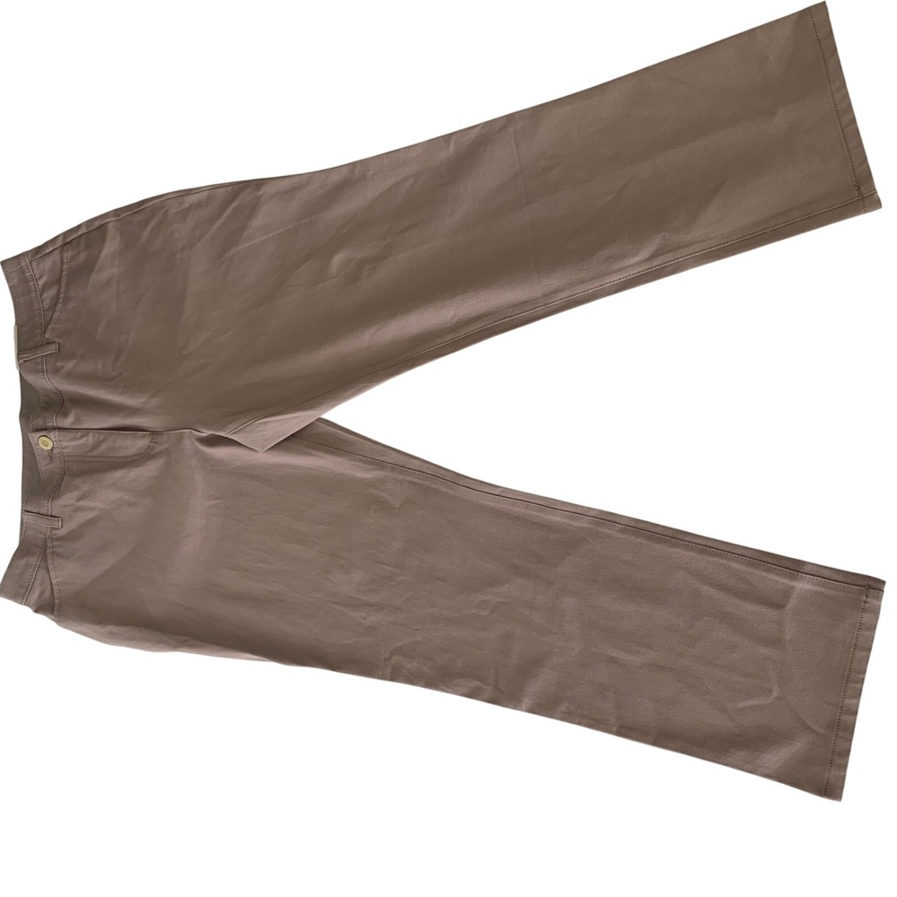 Chicos So Slimming Girlfriend Leg Pants Mauve Taupe Size 2.5 Short NWT 570119852